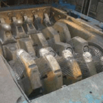 Hard faced coal crusher